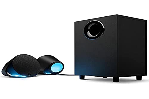 Caixa de Som RGB para Jogos Logitech G560 Sistema 2.1 com Lightsync, Altos-Falantes para Computador