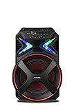 Caixa Amplificada Connect Lights, Mondial, Preto/Vermelho, 400W RMS, Bivolt - CM-400