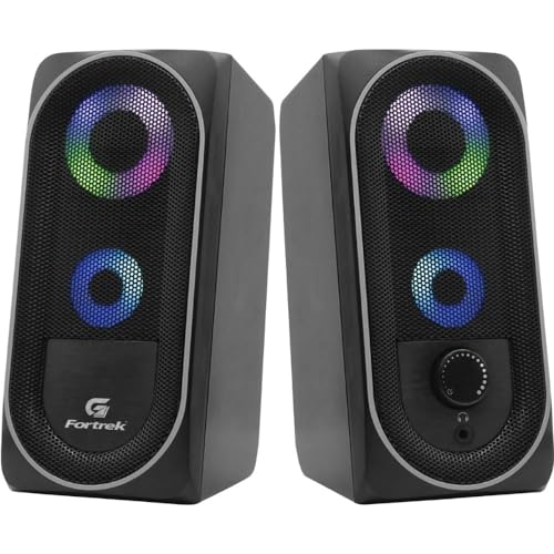 Caixa de Som Multimídia Gamer Black Hawk RGB Fortrek